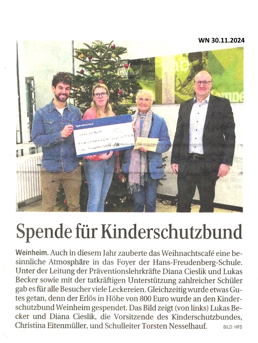 Spendensammeln mit dem Weihnachtscafé