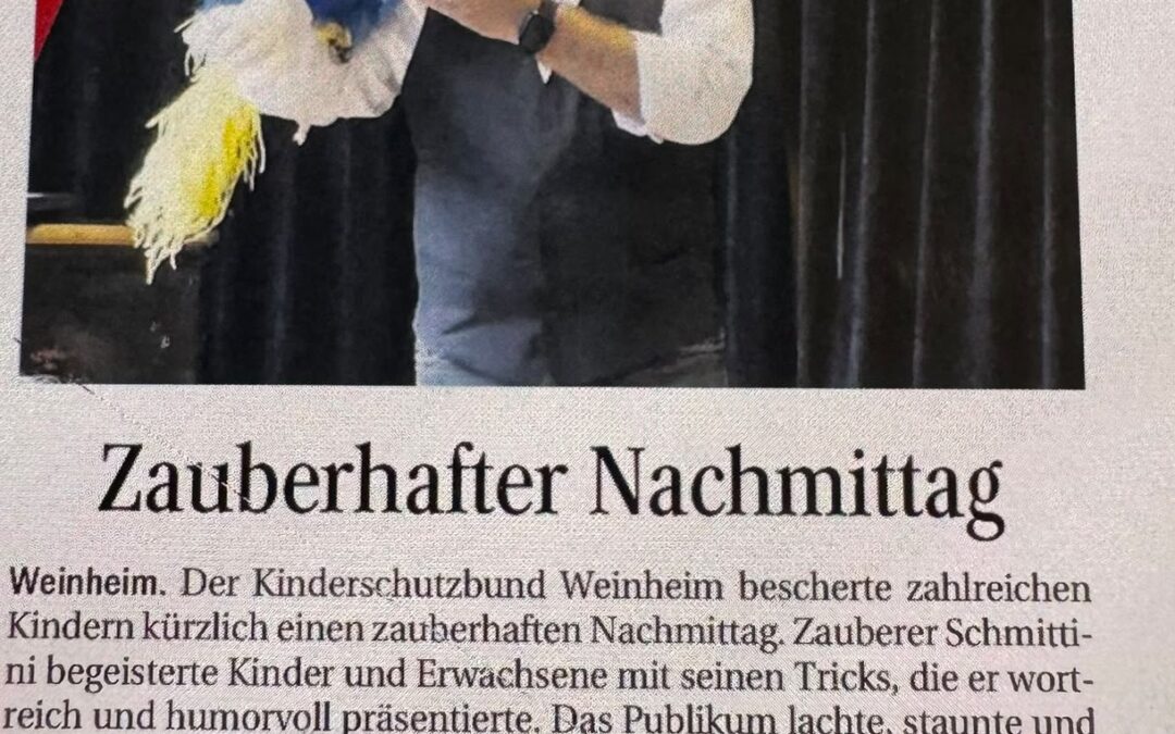 Zauberhafter Nachmittag mit „Schmittini“